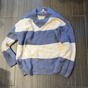 block colour sweater